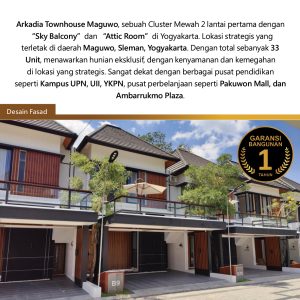 Rumah Eksklusif Jogja dekat Kampus UPN & Pakuwon Mall Jogja