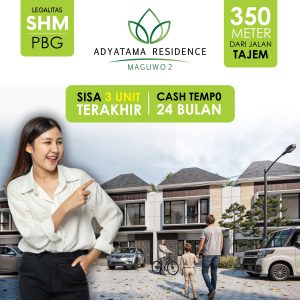 Rumah Modern Sleman dekat Pakuwon Mall Jogja - 3 Unit Terakhir