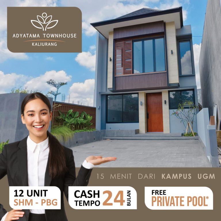 Rumah Mewah dekat UGM & UII Kawasan Premium Jogja