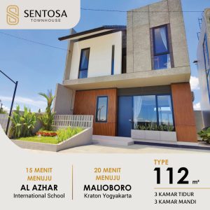 Sentosa Townhouse Rumah 600 Juta Tepi Jalan Nasional Jogja