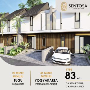 Sentosa Townhouse Rumah 600 Juta Tepi Jalan Nasional Jogja