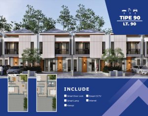 Rumah Modern 2 Lantai Dalam Perumahan di Kasihan Bantul