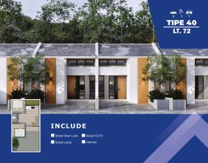 Rumah Modern 2 Lantai Dalam Perumahan di Kasihan Bantul