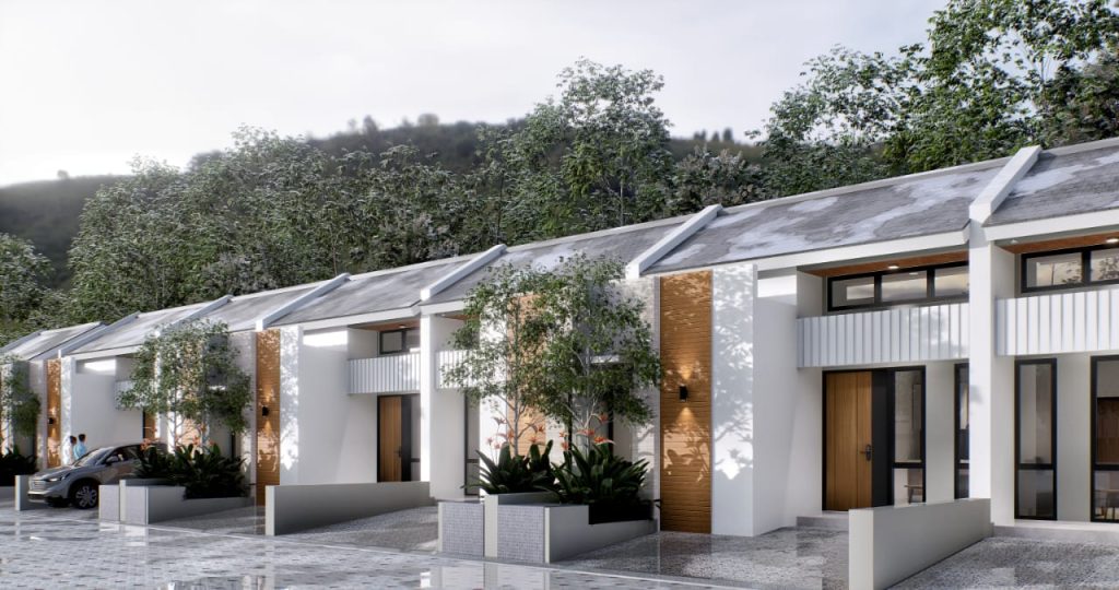 Rumah Modern 2 Lantai Dalam Perumahan di Kasihan Bantul