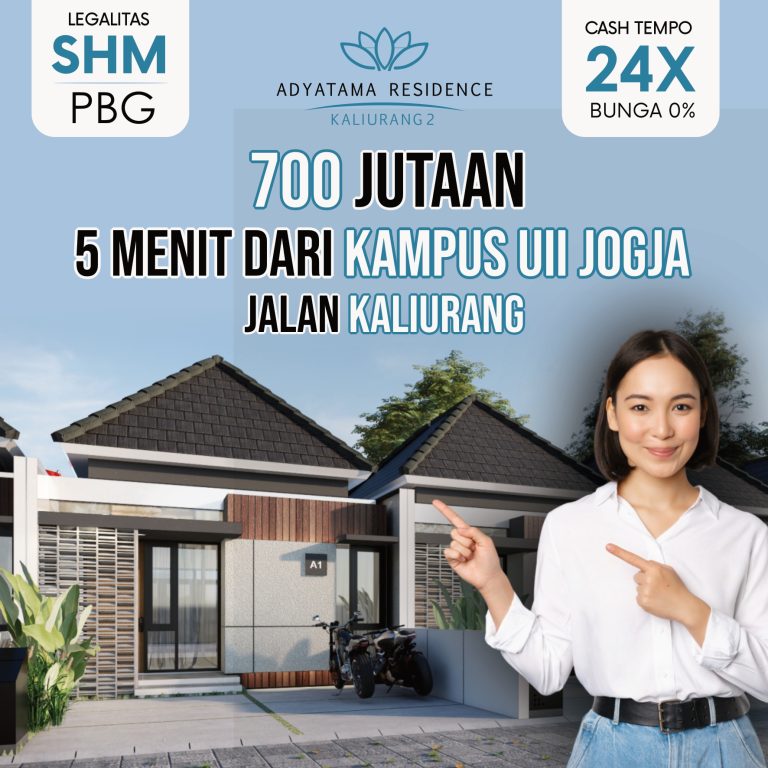 Rumah Modern di Kaliurang Mulai 700 Jutaan – Dekat Kampus UII