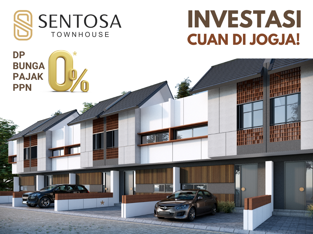 Sentosa Townhouse Rumah 600 Juta Tepi Jalan Nasional Jogja