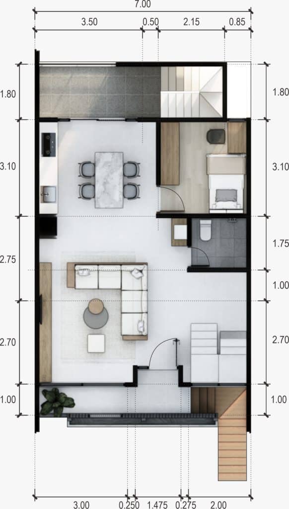 Rumah Mewah 3 Lantai di Sleman Jogja Utara. Jalan Palagan Kaliurang Km. 9