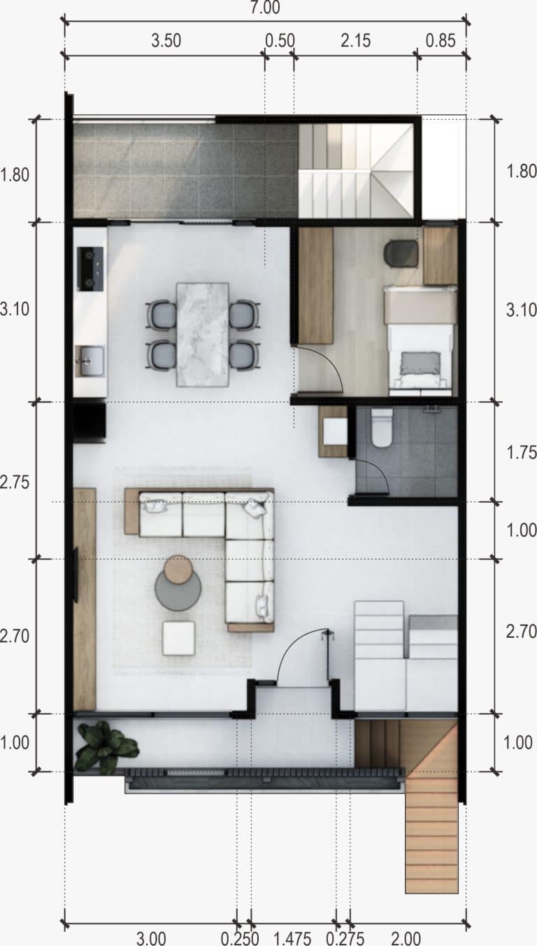 Rumah Mewah 3 Lantai di Sleman Jogja Utara. Jalan Palagan Kaliurang Km